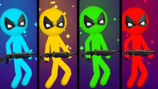 Stickman Party MINIGAMES 4 Players Gameplay 2022 Walkthrough [ UPDATED ] BEST an