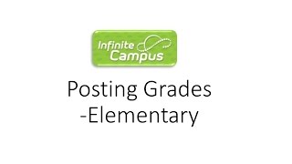 Posting Grades ES