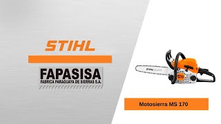 Motosierra MS 170 - Stihl FAPASISA Paraguay