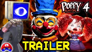 Poppy Playtime Chapter 4 - GAMEPLAY TRAILER is ALMOST READY with NEW UPDATES and HIDDEN DETAILS 🟠