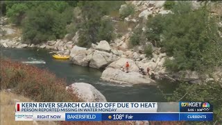 KCSO Search and Rescue conducting search in Kern River near Lake Isabella