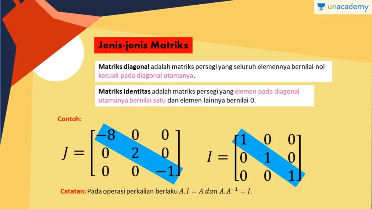 Jenis Jenis Matriks (Matematika - SBMPTN, UN, SMA) - YouTube