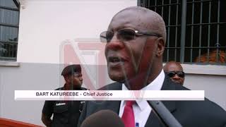 Chief Justice, Bart Katureebe promises to deal with case backlog