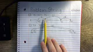 G3 Subtraction problem string