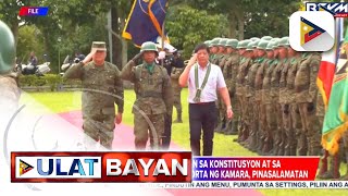 AFP, tiniyak ang katapatan sa Konstitusyon at sa administrasyon; patuloy na suporta ng Kamara...