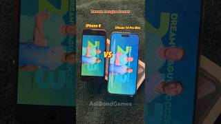 Whos Faster iPhone 8 vs iPhone 14 Pro Max - #dreamleaguesoccer2023 #shorts