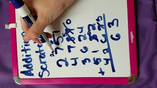 Addition - scratch method