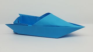 Paper Speed Boat | How to Make a Paper Boat That Floats | Origami Boat