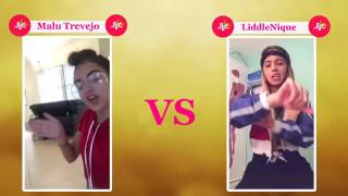 Malu Trevejo Vs LiddleNique Musical.ly | Battle Musers | New Musical.ly Compilation