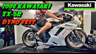 2008 Kawasaki ZX-6 Dyno Test