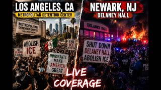 🔴LIVE NOW PROTEST COVERAGE – NEWARK NJ DELANEY HALL - LOS ANGELES ICE DETENTION CENTER 5/31/2026