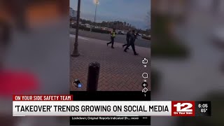'Takeover' trends growing on social media