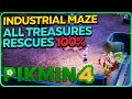 Industrial Maze 100% Treasures, Rescues Pikmin 4