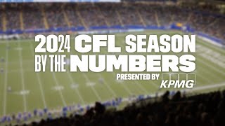 2024 CFL Season by the Numbers Presented by KPMG