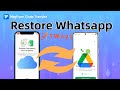 How to Restore WhatsApp — iCloud & Google Drive Restore, iPhone↔Android Transfer