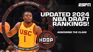 UPDATED 2024 NBA Draft Rankings 👀 Who will be the No. 1 pick?! | The Hoop Collective
