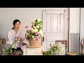 플라워레슨 493 토분을 활용한 꽃장식 flower lesson 493 colourful flowers arrangement in a large clay pot