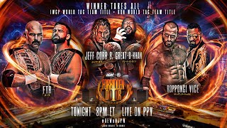 It's Winner Take All for the IWGP and ROH Titles | AEW x NJPW Forbidden Door, LIVE! Tonight on PPV