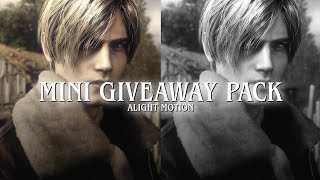Giveaway Pack (Cc,text effects,shakes) Alight Motion