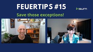 [Feuertips Episode #15] Save those exceptions!