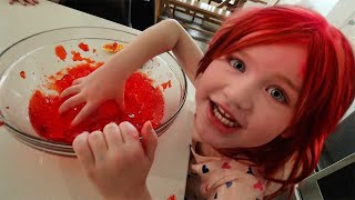 ADLEY got PiNK HAiR!!  Ultimate Surprise for Mom & Dad after Snowboarding Date! Happy Valentines Day