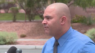 Metro Lt. Ray Spencer discusses homicide case in Summerlin