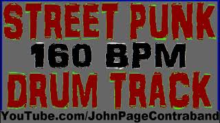 Street Punk Drum BackingTrack160 bpm Free Beat