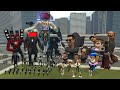 NEW COMBINING ALL MECHA TV MAN, CAMERA MAN & OTHERS VS ALL SKIBIDI TOILET BOSSES In Garry's Mod