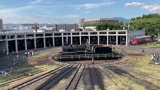 京都鉄道博物館　8620形蒸気機関車8630号機　転車　汽笛・鐘有り