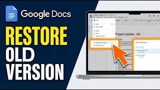 How to Restore Your Old Google Docs Version 2026 (Google Docs Tutorial)