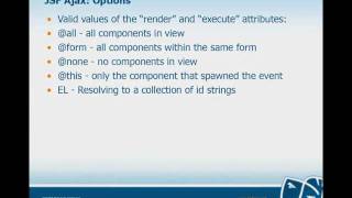 Introduction to ICEfaces 2 & JSF 2 - Ch 4 Part D