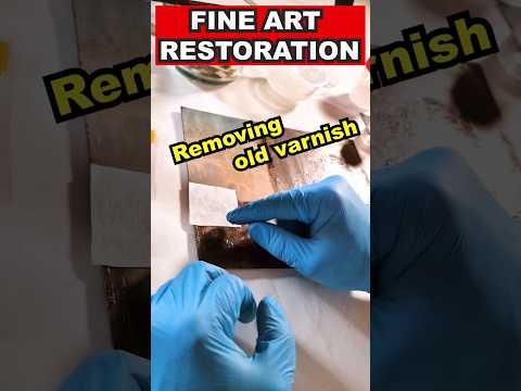 The Techniques are art restoration and conservation #art #artconservation #finearts #viral