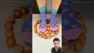 Butuh berapa telur agar tidak hancur #satisfying #egglife #funny #fun #challenge #fidget