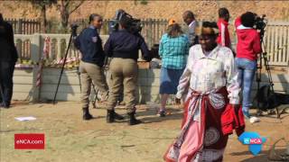 Traditional healers at Langlaagte mine