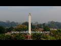 ashoka pillar magnificent aerial view shaheed smarak meerut