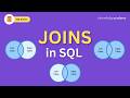 JOINS in SQL | SQL JOINS Explained | Joins In SQL With Examples | SQL Tutorial For Beginners