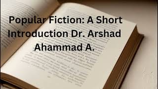 Popular Fiction: A short Introduction#popularliterature#2semester#dscenglish#keralauniversity#fyugp