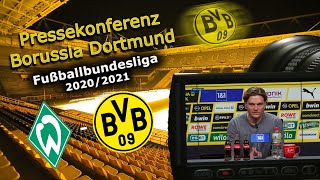 SV Werder Bremen - Borussia Dortmund: Pk mit Edin Terzic und Michael Zorc