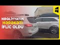 Sumqayıt Bakı istiqamətində dəhşətli tıxac