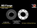 MS FLANGE OD-Dia -230mm | RealTech CNC Machine VD-235