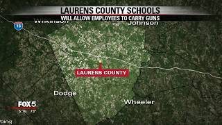 Laurens County Schools allows employees to carry guns