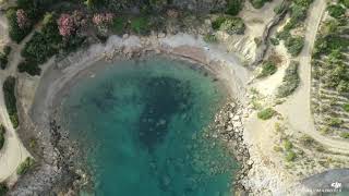 Flying above the beaches of Lasithi