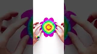 Flower Symmetry Art -Introduce the concept of symmetry to children