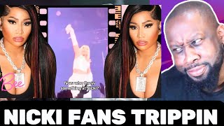 Nicki pissed‼️gets object thrown at her while performing on stage‼️ | REACTION