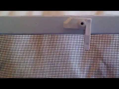 How to remove a window screen without lift tabs How to remove a window screen without lift tabs