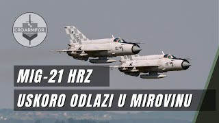 CROARMFOR 73 MiG-21 HRZ-a uskoro odlazi u mirovinu | Hrvatska Vojska | Croatian