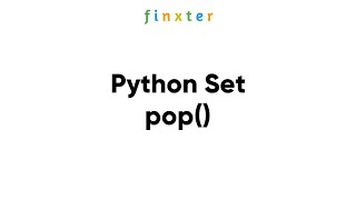 Python Set pop() - Examples, Explanation, Runtime