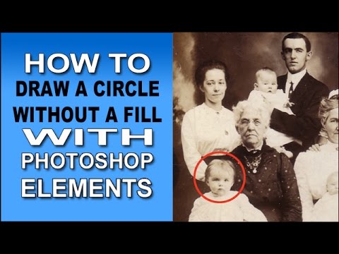 How to Draw a Circle Without a Fill in Photoshop Elements How to Draw a Circle Without a Fill in Photoshop Elements