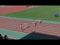 近江高校男子陸上競技部　シガリク　宮口１００ｍ　2016.11.5