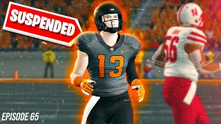 A star player has been SUSPENDED! // NCAA Football 14 Dynasty #65